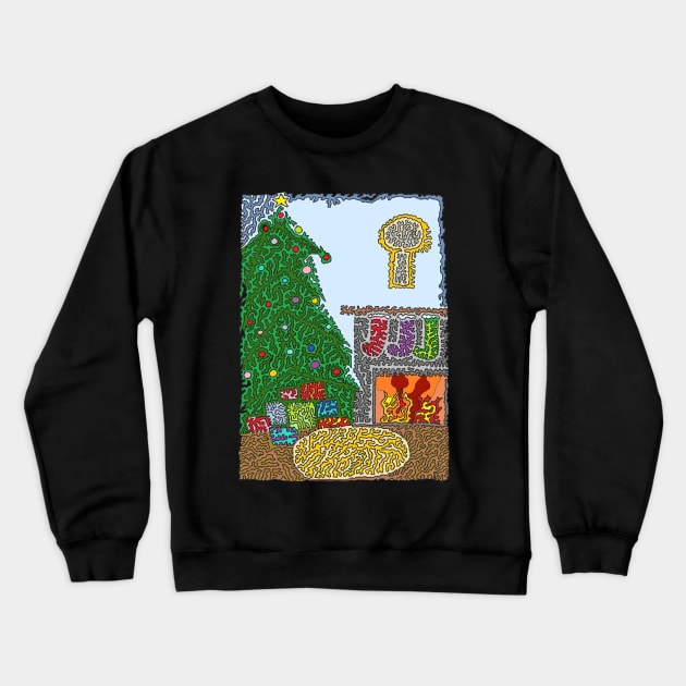 Twas The Night Before.. Crewneck Sweatshirt by NightserFineArts